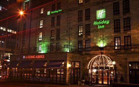 The outside of the Holiday inn  Theatreland, in the heart of the city